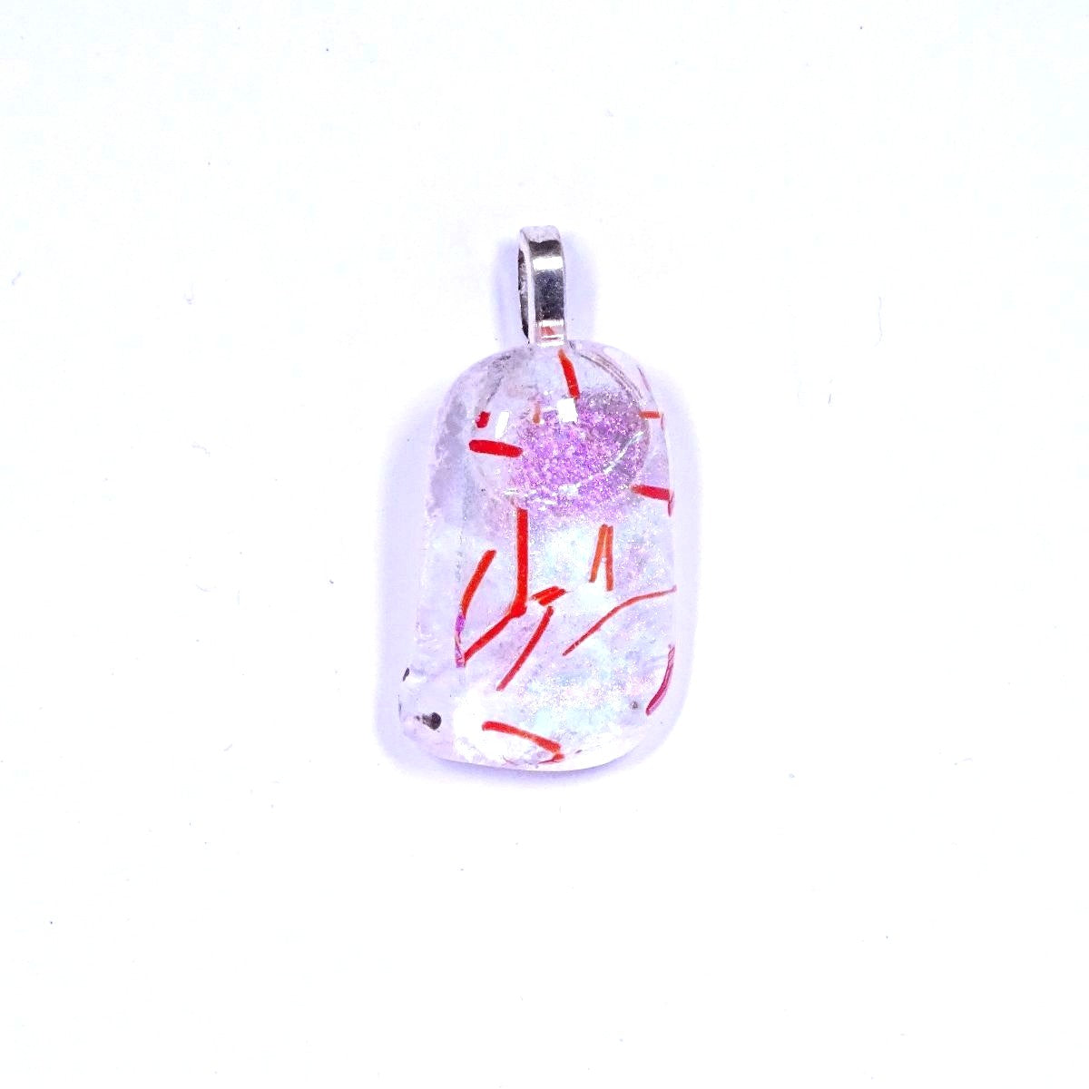 Red Ember Necklace – Handmade Abstract Necklace
