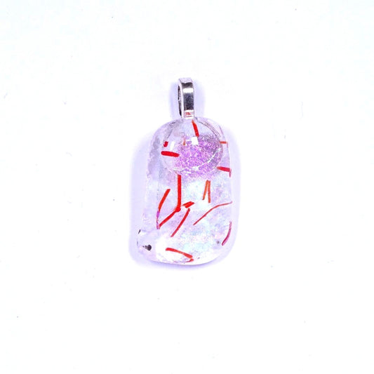 Red Ember Necklace – Handmade Abstract Necklace